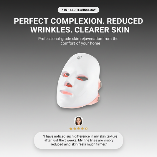Elovia Glow 7 in 1 led skincare mask...