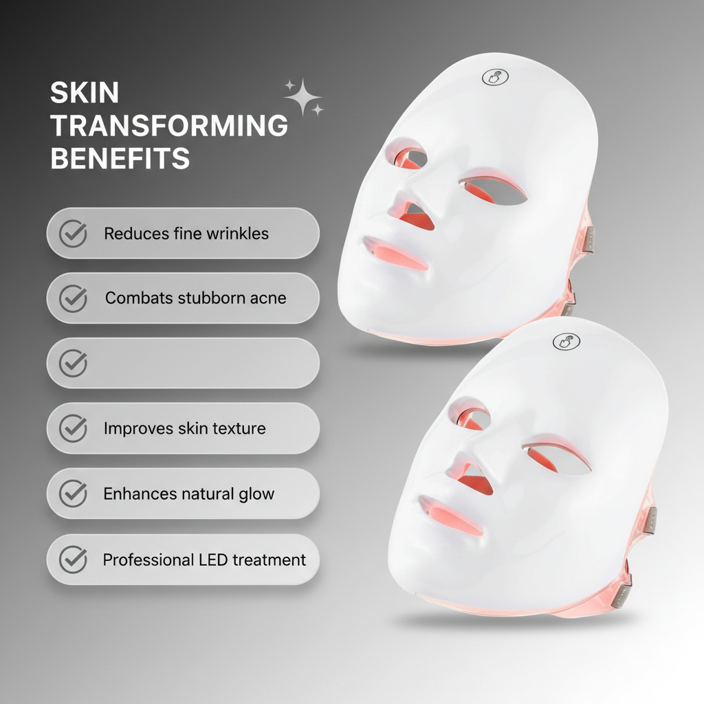 Elovia Glow 7 in 1 led skincare mask...