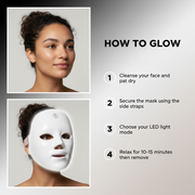 Elovia Glow 7 in 1 led skincare mask...